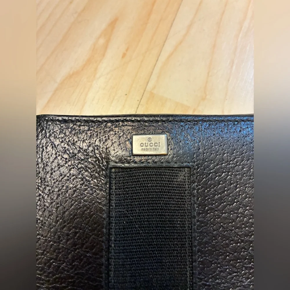 Black Leather Gucci Wallet